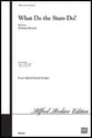 What Do the Stars Do? SAB choral sheet music cover